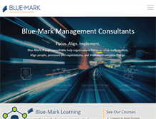 Tablet Screenshot of blue-mark.ca